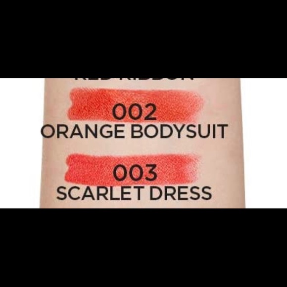🔴 Tictoc Satin Lipstick Shade Orange Bodysuit 🔴 - Picture 5 of 8